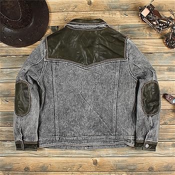 カウハイド スリムフィット ボンバージャケット